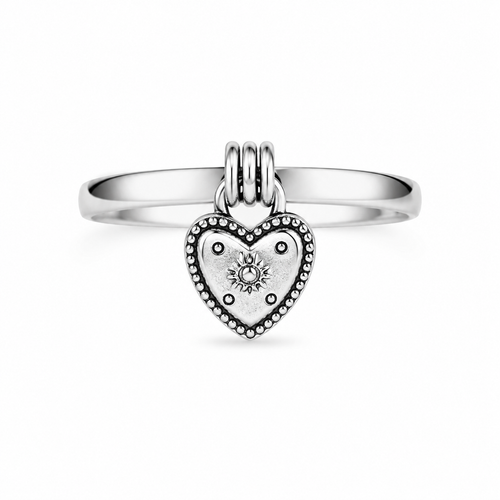 Anillo Corazón Colgante