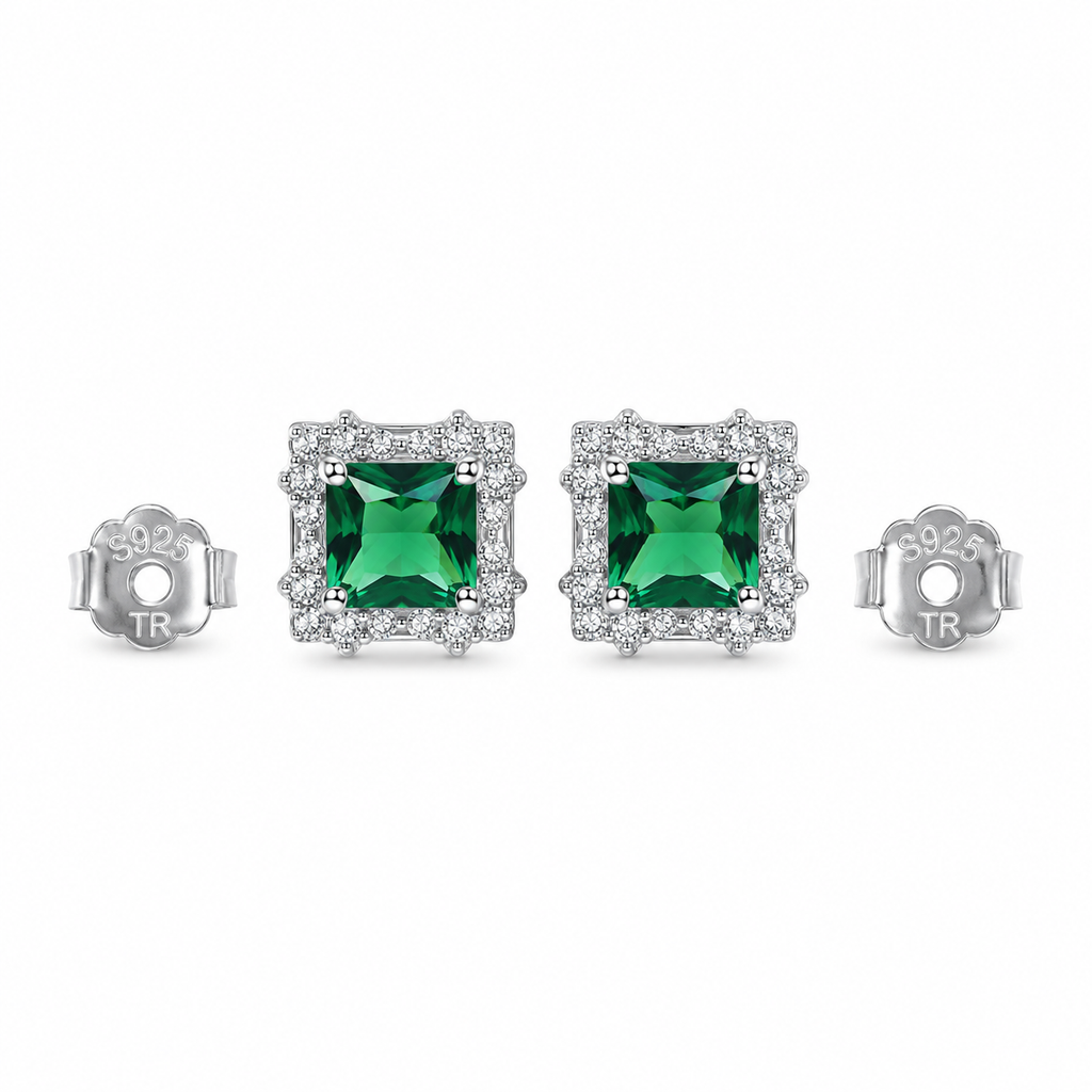 Aretes Esmeralda Royal