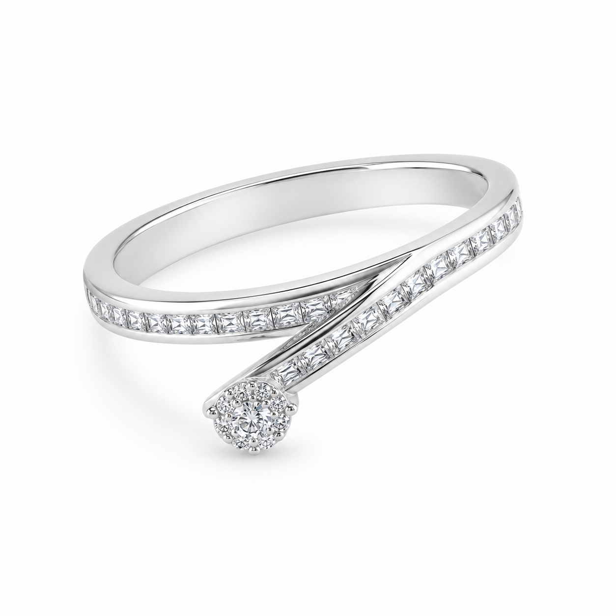 Anillo Alianza Baguette