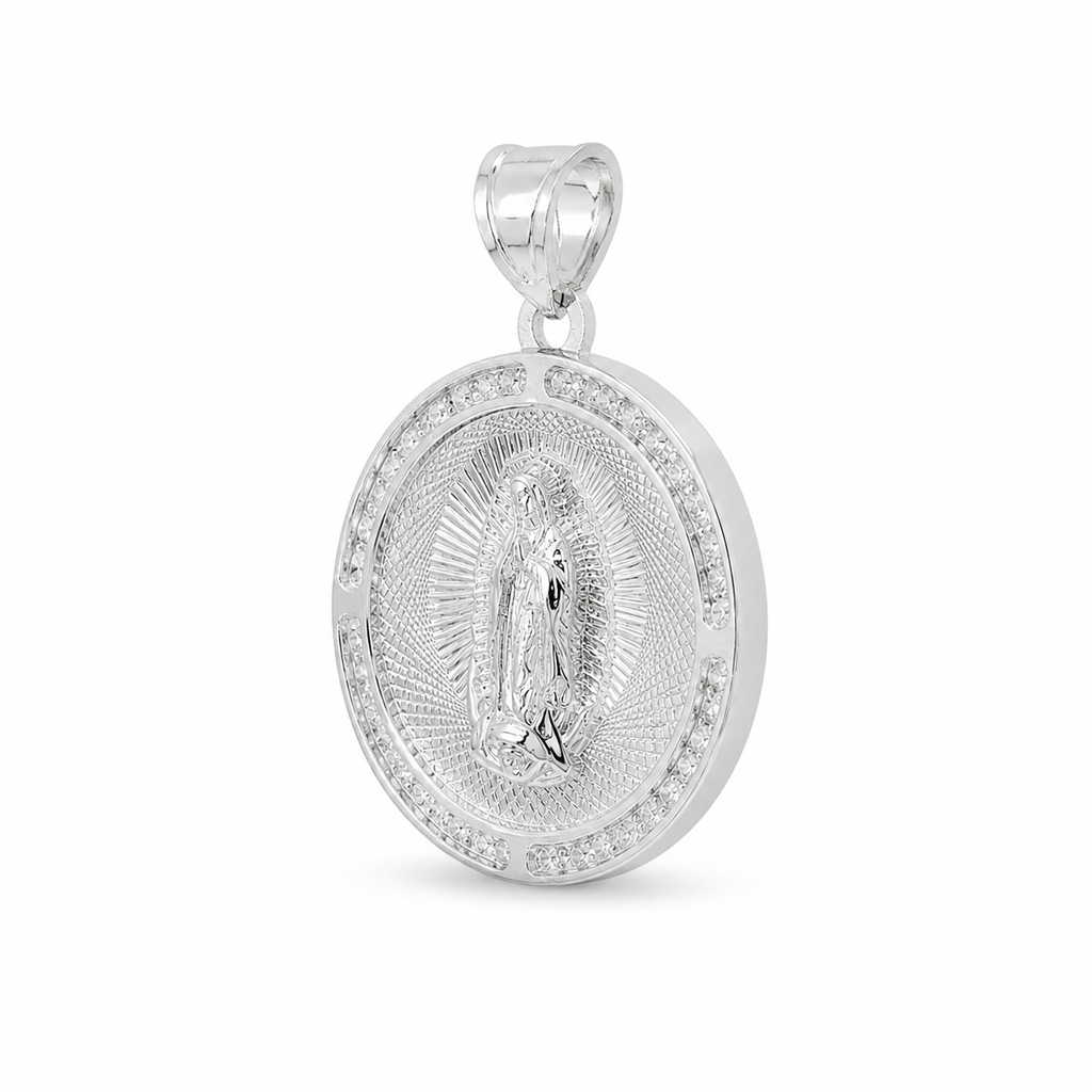 Medalla Redonda Virgen de Guadalupe