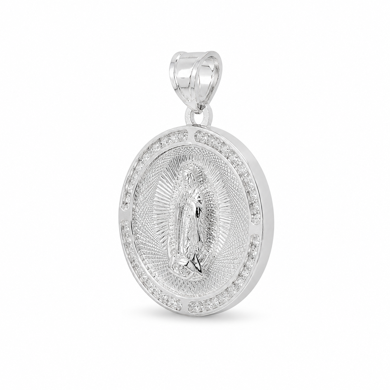 Medalla Redonda Virgen de Guadalupe