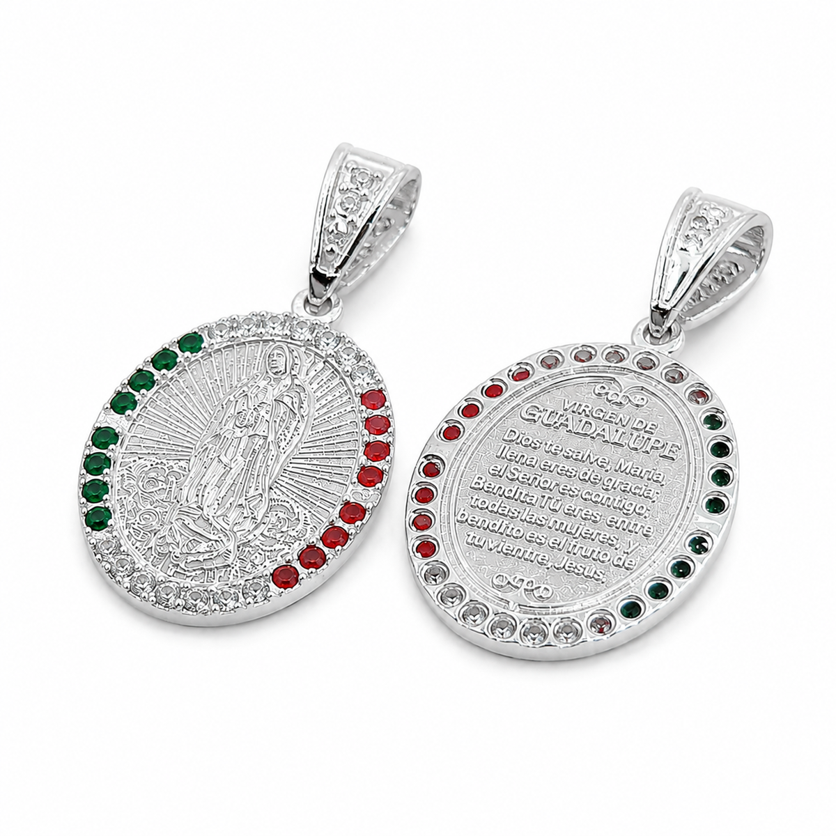 Medalla Virgen de Guadalupe Doble Vista