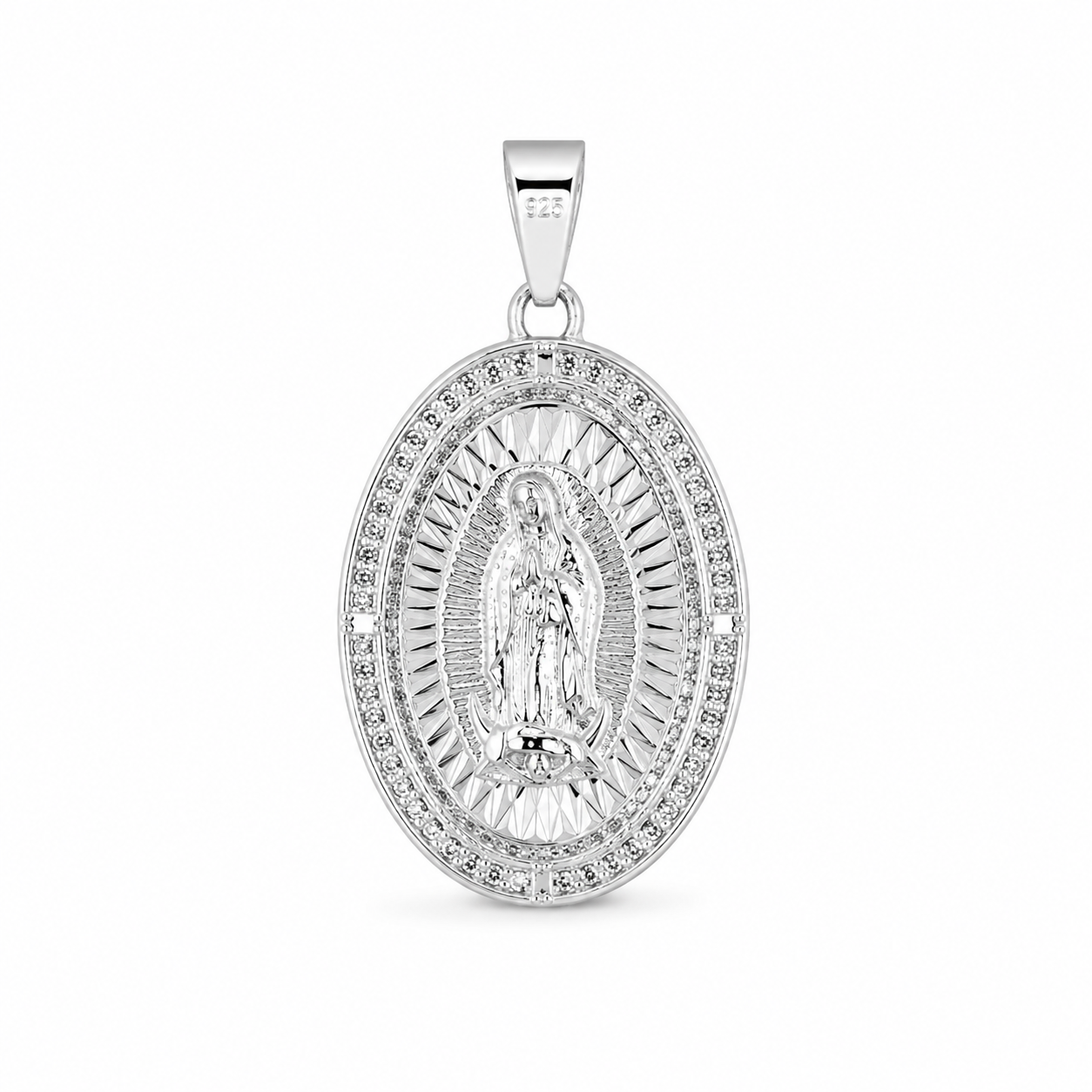 Medalla Oval Virgen de Guadalupe