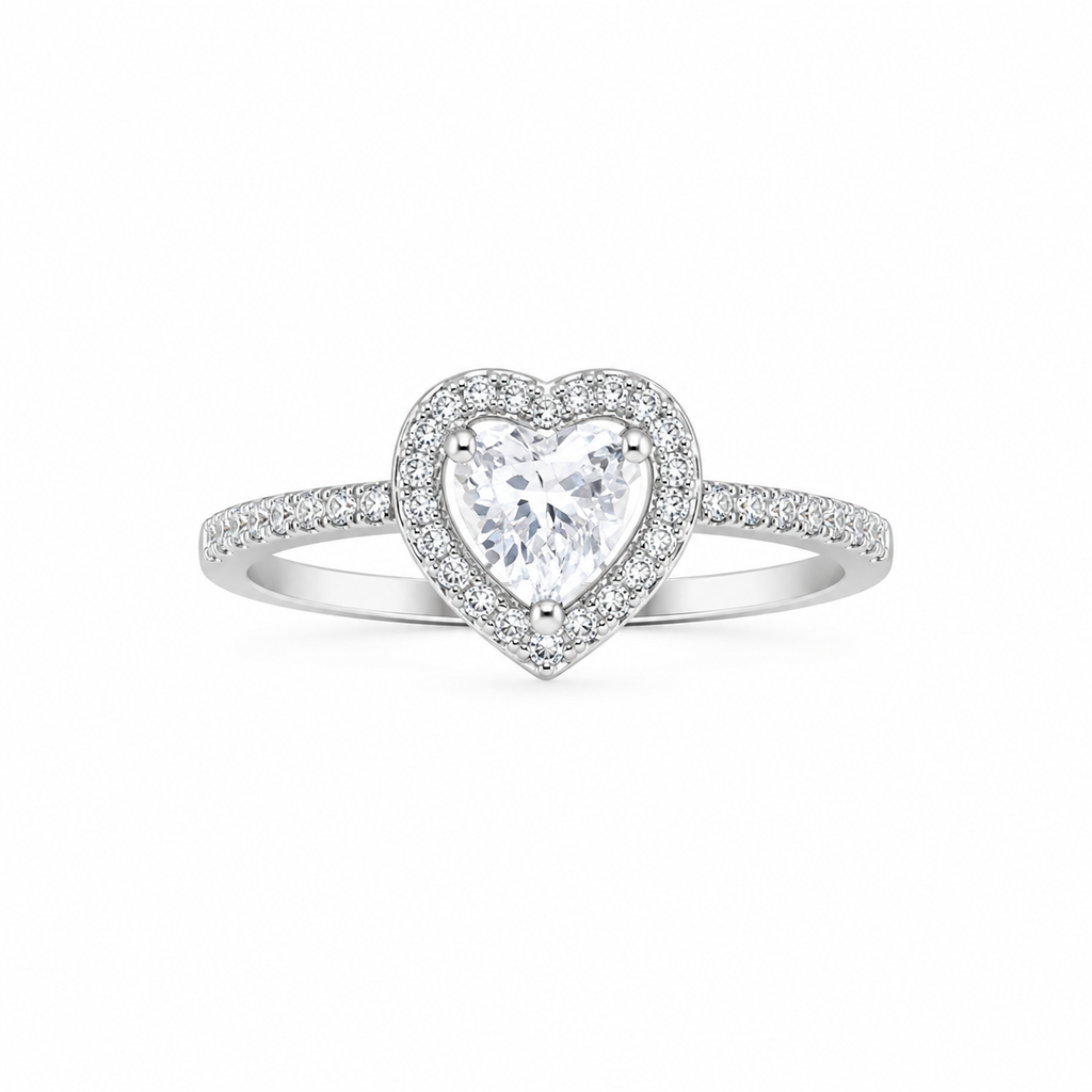 Anillo Corazón Halo