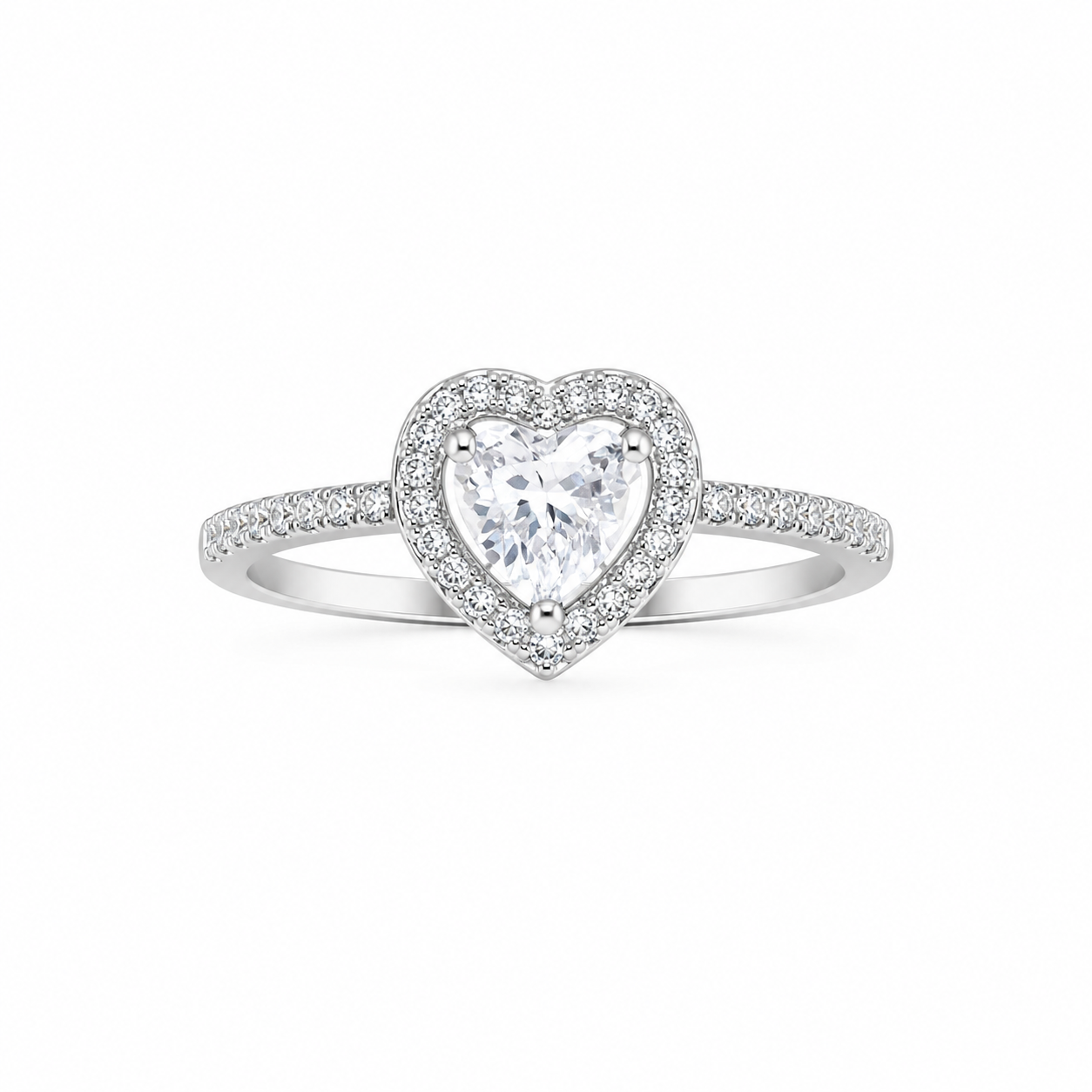 Anillo Corazón Halo