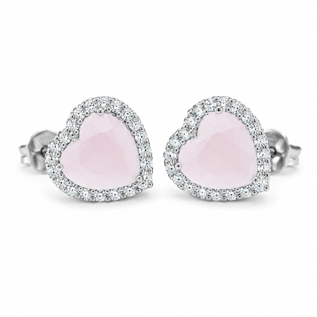 Aretes Corazón Nácar