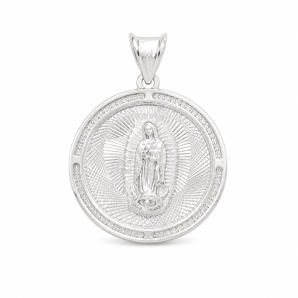 Medalla Virgen de Guadalupe Redonda Grande