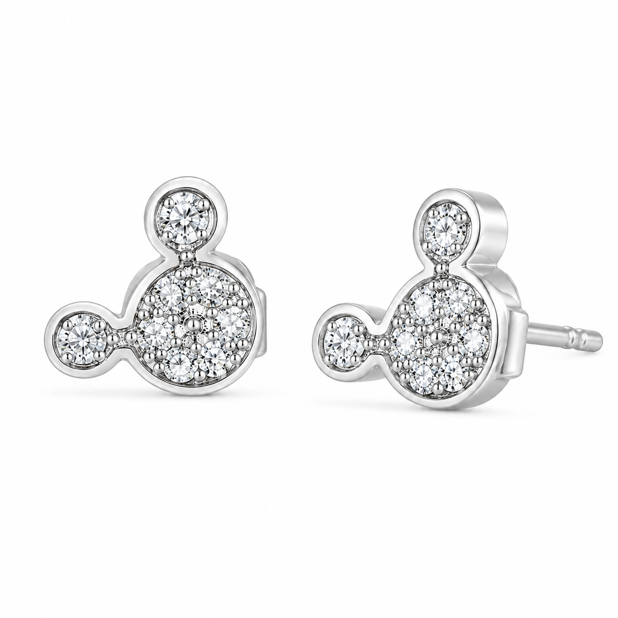 Aretes Mickey Mouse Circonias