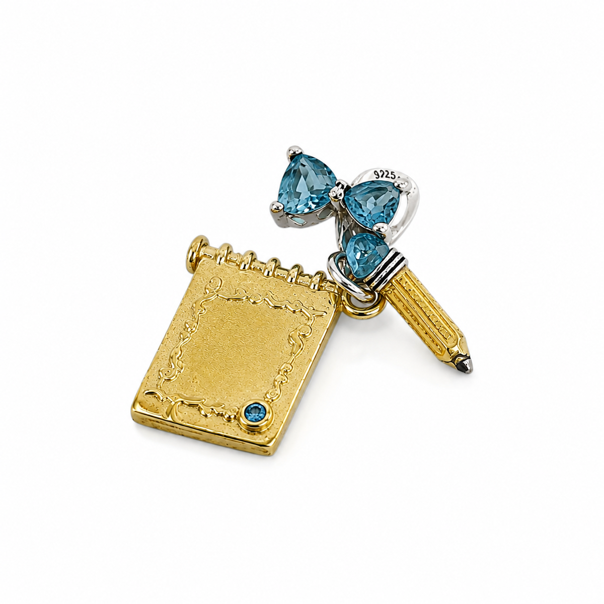 Charm Cuaderno y Lápiz