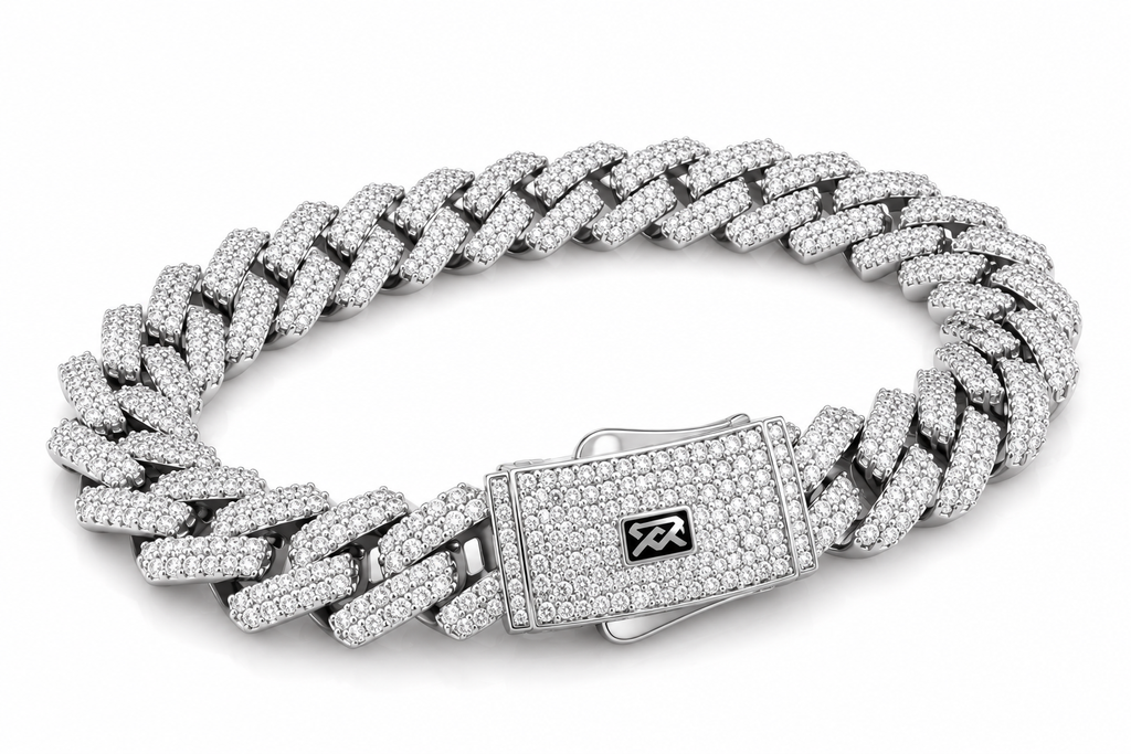 Pulsera Mónaco Ice White